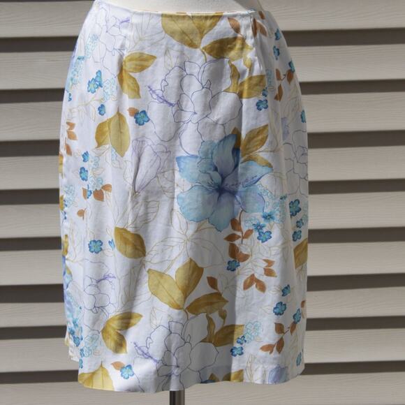 Crossing Pointe Women's Cotton Spring Floral Skirt Lightweight Fairycore Size 10 - Picture 5 of 12
